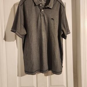 Tommy Bahama Mens Polo XL Gray